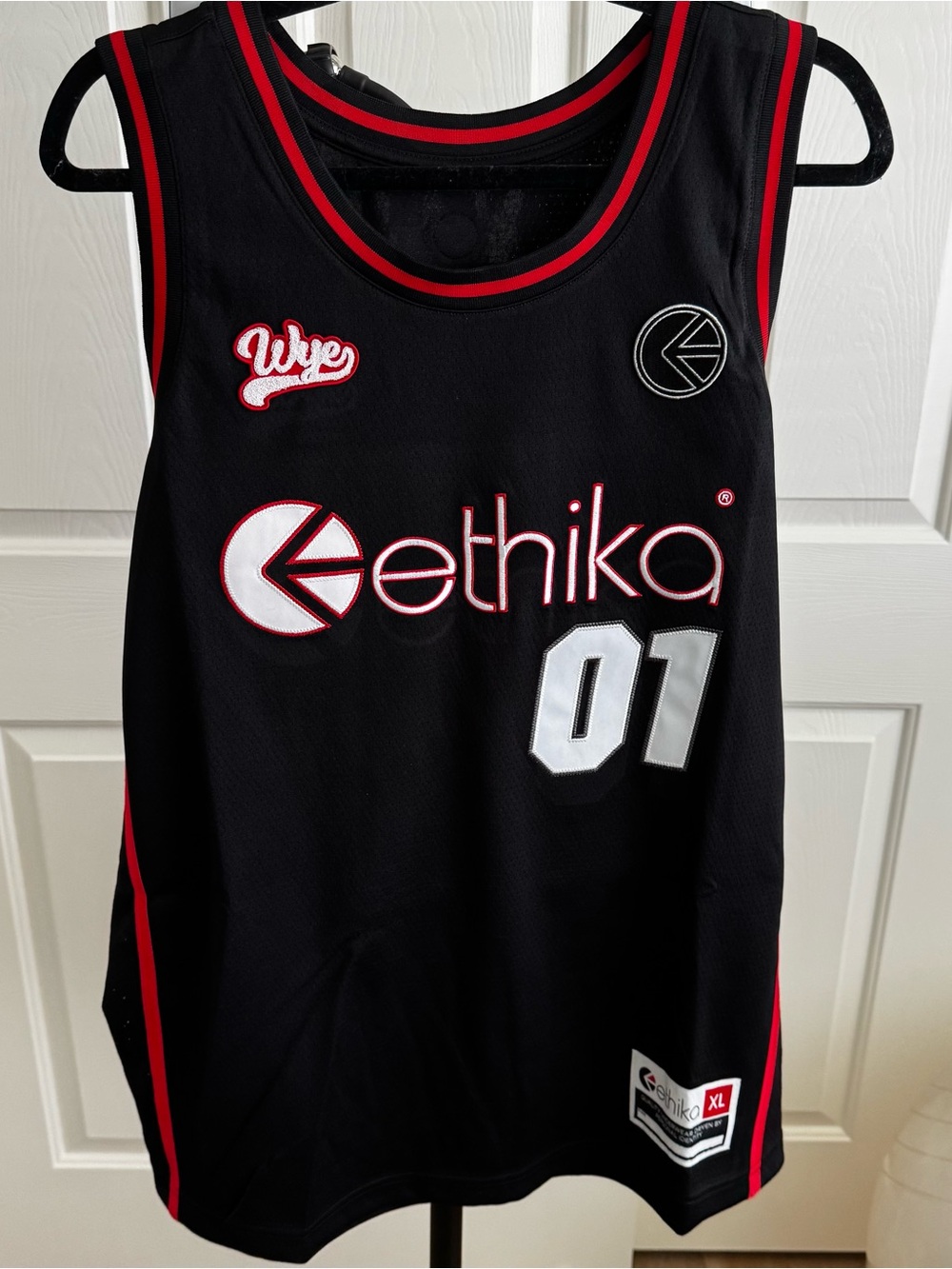 ethika Familie Black Basketball Jersey